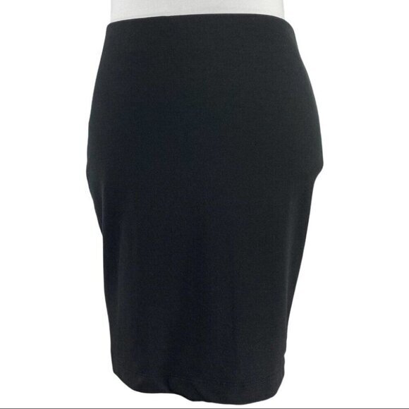 Casual Corner by Green Envelope Women's NWT Black Knit Stretch Mini Skirt S/W27 - Picture 1 of 7